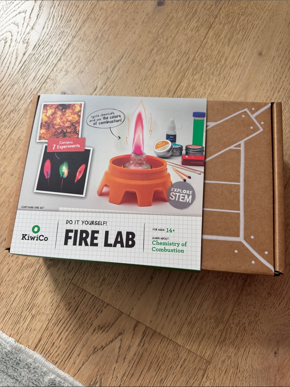 KiwiCo Fire Lab STEM Kit - Orange